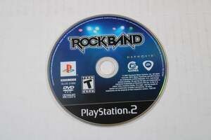 Rock Band (Sony Playstation 2, PS2) Authentic, game disc only, tested/works